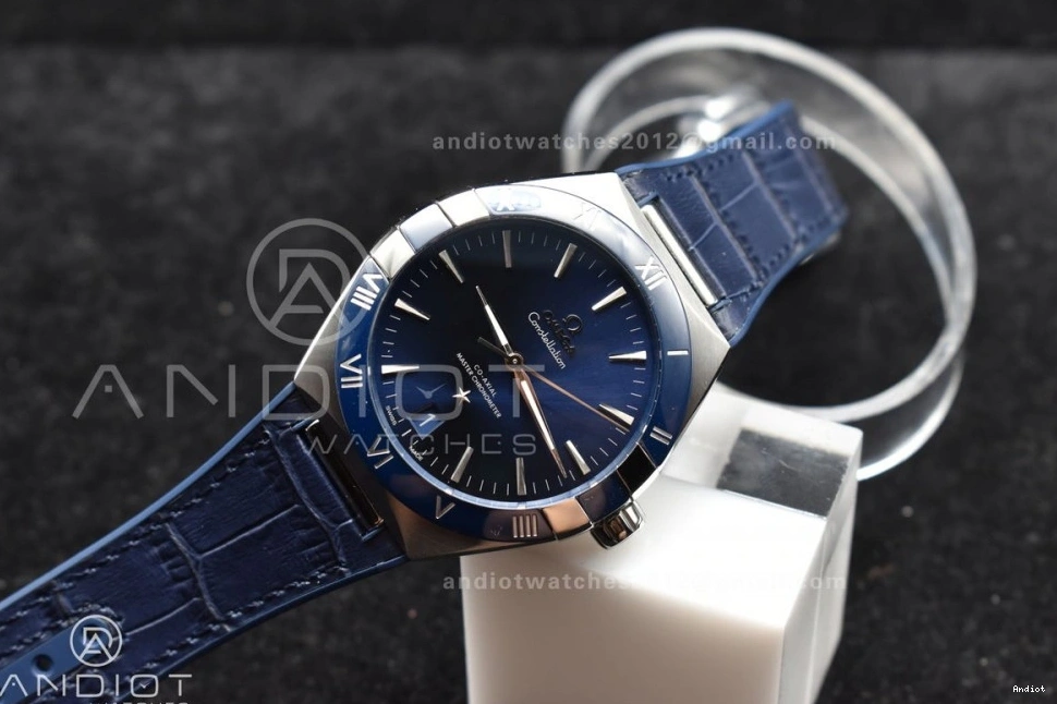 Best SS Edition VSF Dial Clone Strap A8900 on Blue Super Ceramic Gummy Blue Blue Constellation 1:1 0108